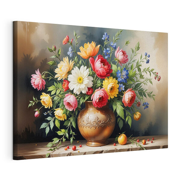 Wandbilder Gemälde von Blumen in einer Vase (Artikelnummer: s40395) Wandbilder Wandbilder Gemälde von Blumen in einer Vase (Artikelnummer: s40395)