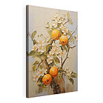 Wandbilder Malerei von Orangen und Blumen