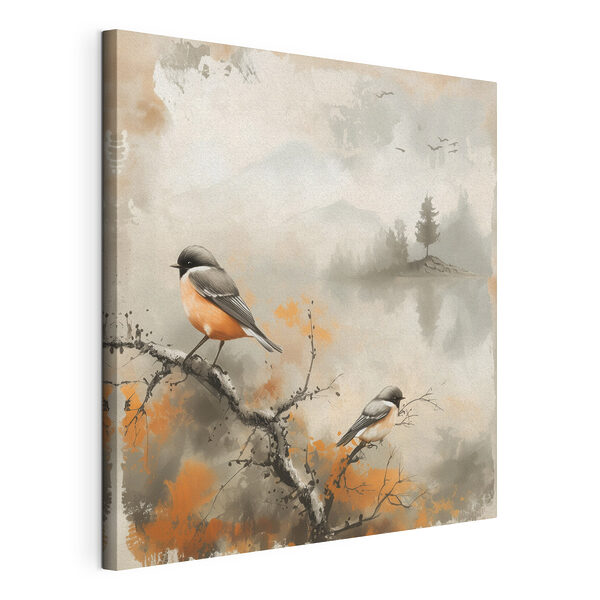 Vogel auf einem Ast Wandbilder Vogel auf einem Ast