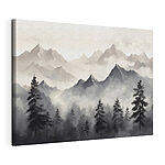 Wandbilder Landschaft mit Bergen und Bäumen