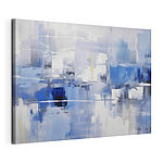 Wandbilder Blaue und weiße Wand