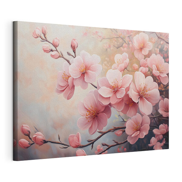 Malerei von rosa Blumen Wandbilder Malerei von rosa Blumen