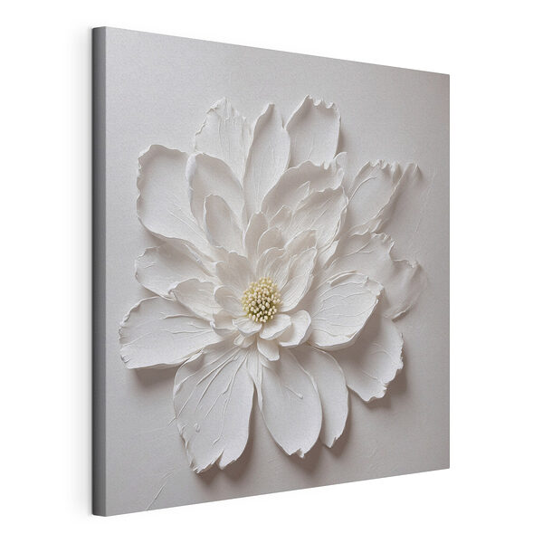 Wandbilder Weiße Blume aus Papier