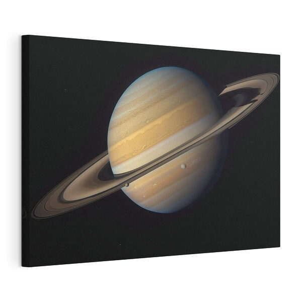 Planet mit Ringen im Weltraum Wandbilder Planet mit Ringen im Weltraum