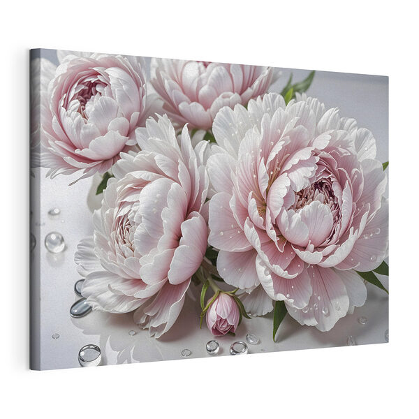 Gruppe von rosa Blumen Wandbilder Gruppe von rosa Blumen