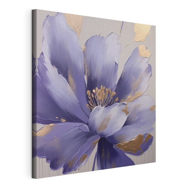 Gemälde einer lila Blume Wandbilder Gemälde einer lila Blume