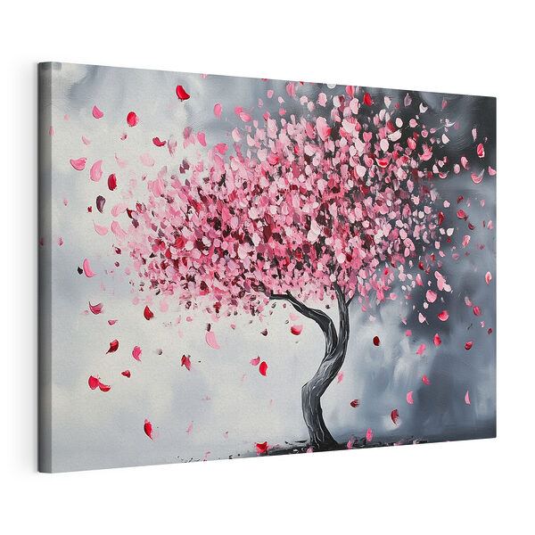Wandbilder Wandbilder Baum mit rosa Blütenblättern (Artikelnummer: s43299)