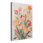 Wandbilder Ausgeschnittenes Papier mit Blumen