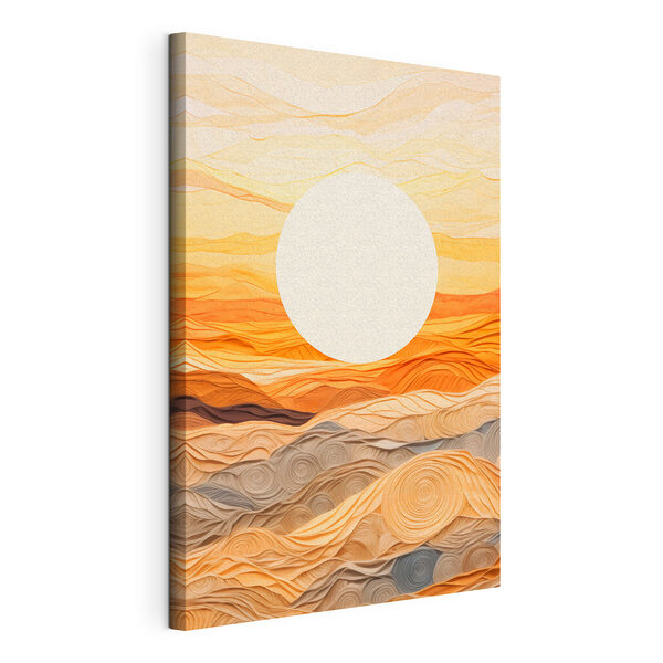 Wandbilder Wandbilder Sonne über einer Wüste (Artikelnummer: s43586)