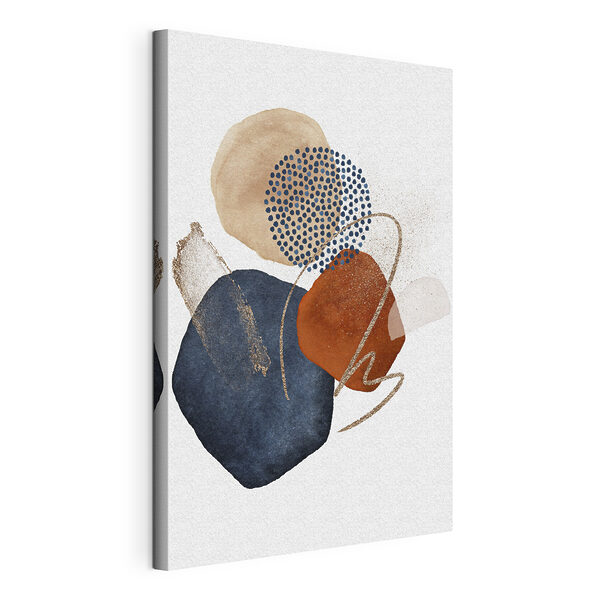 Wandbilder Abstrakte Aquarellformen und -texturen
