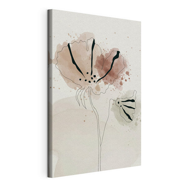 Wandbilder Zeichnung einer Blume
