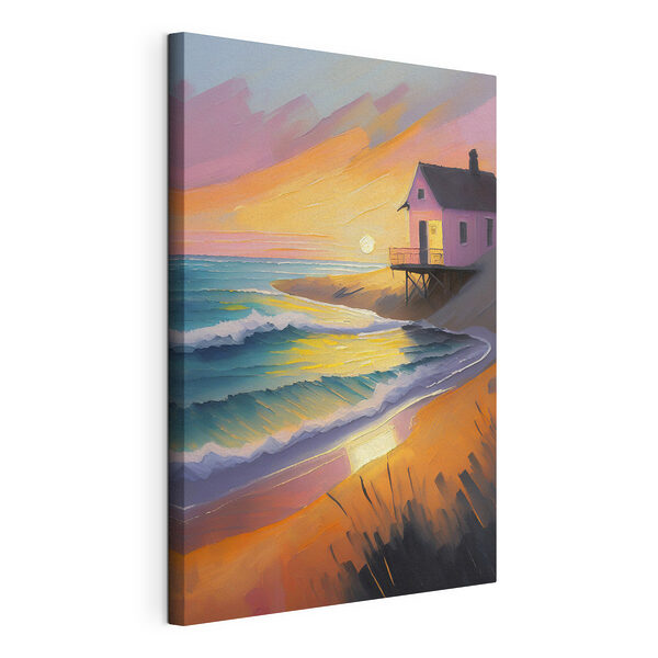 Haus am Strand Wandbilder Haus am Strand