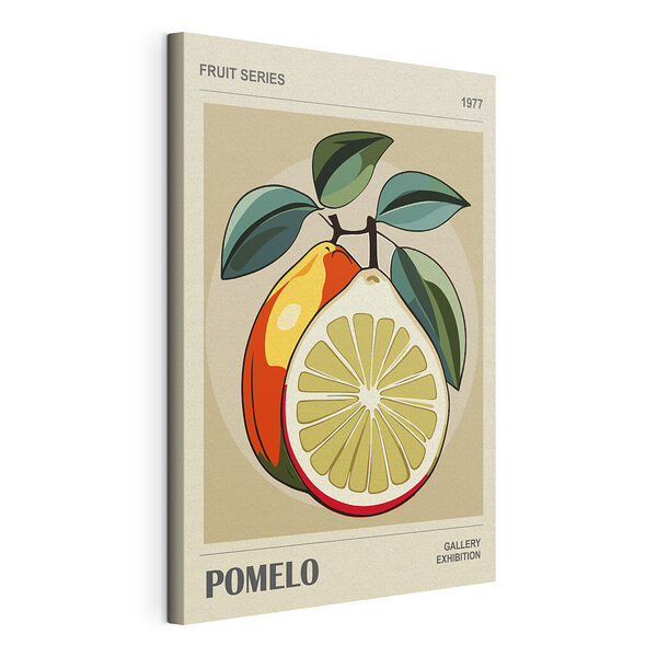 Wandbilder Pomelo-Kunst mit leuchtenden Farben