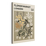 Wandbilder Vintage London Blumenmarkt Poster