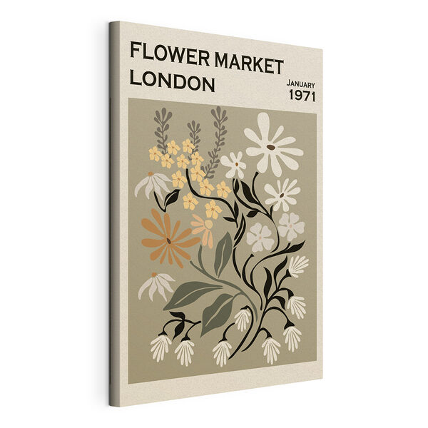 Wandbilder Wandbilder Vintage London Blumenmarkt Poster (Artikelnummer: s37264)