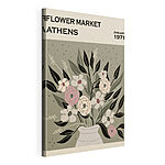 Wandbilder Vintage Blumen Illustration aus Athen
