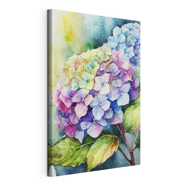 Wandbilder Wandbilder Aquarellblüten in leuchtenden Farben (Artikelnummer: s37343)