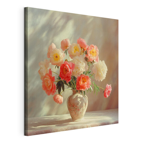 Wandbilder Wandbilder Vase mit leuchtenden Frühlingsblüten (Artikelnummer: s37373)
