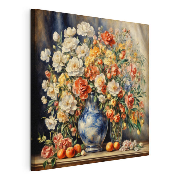 Wandbilder Gemälde von Blumen in einer Vase