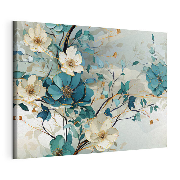 Wandbilder Malerei von Blumen und Blättern (Artikelnummer: s37543) Wandbilder Wandbilder Malerei von Blumen und Blättern (Artikelnummer: s37543)