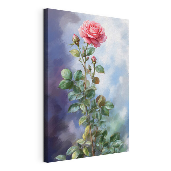 Wandbilder Rosa Rose mit blühenden Blättern (Artikelnummer: s37810) Wandbilder Wandbilder Rosa Rose mit blühenden Blättern (Artikelnummer: s37810)