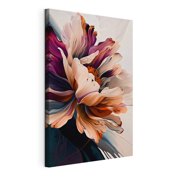 Wandbilder Wandbilder Abstraktes florales Muster, lebendige Schichten (Artikelnummer: s38143)