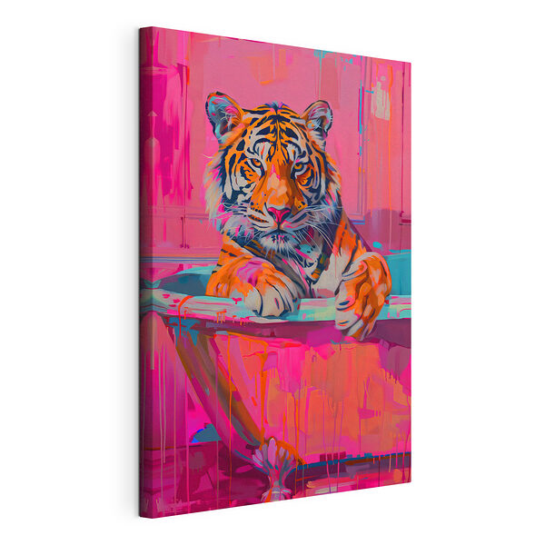 Tiger in der Wanne Wandbilder Tiger in der Wanne