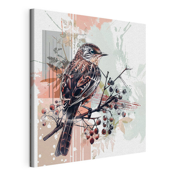 Vogel auf einem Ast Wandbilder Vogel auf einem Ast