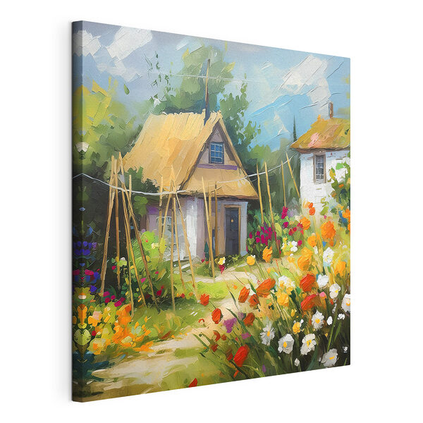 Wandbilder Wandbilder Weiße Blüte mit gelber Mitte (Artikelnummer: s38494)
