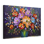 Wandbilder Gemälde von Blumen in einer Vase