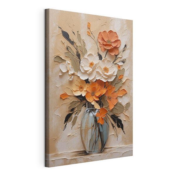 Gemälde von Blumen in einer Vase Wandbilder Gemälde von Blumen in einer Vase