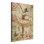 Wandbilder Anmutiges Ballett im Vintage-Stil