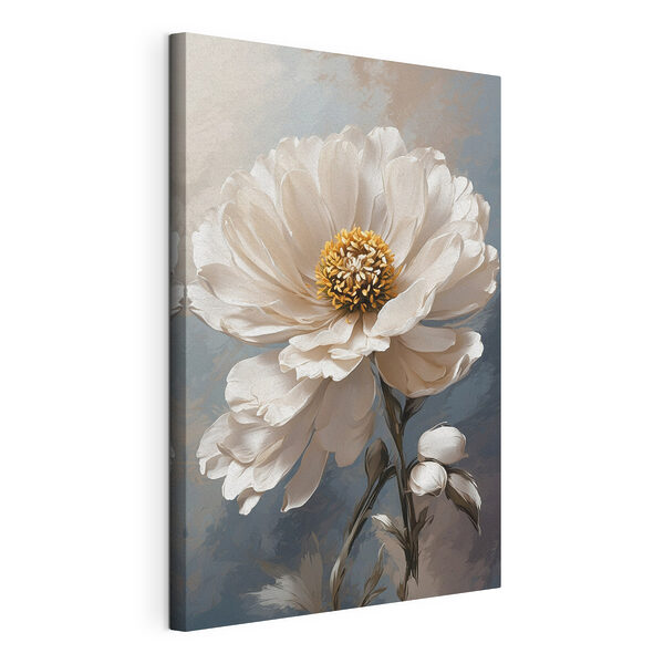 Wandbilder Wandbilder Weiße Blüte mit gelber Mitte (Artikelnummer: s39159)