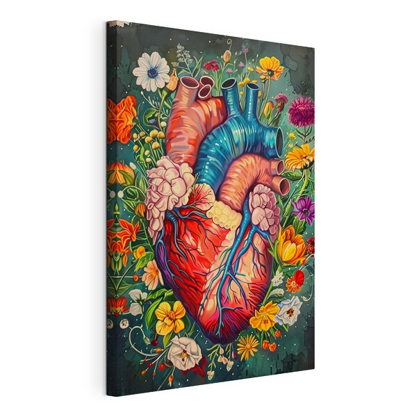 Wandbilder Buntes Herz mit Blumen (Artikelnummer: s39315) Wandbilder Wandbilder Buntes Herz mit Blumen (Artikelnummer: s39315)