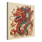 Wandbilder Drache mit langem Schwanz