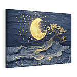 Wandbilder Mond und Baum am Himmel