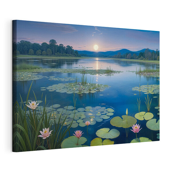 Wandbilder See mit Seerosen und Seerosenblättern (Artikelnummer: s39494) Wandbilder Wandbilder See mit Seerosen und Seerosenblättern (Artikelnummer: s39494)