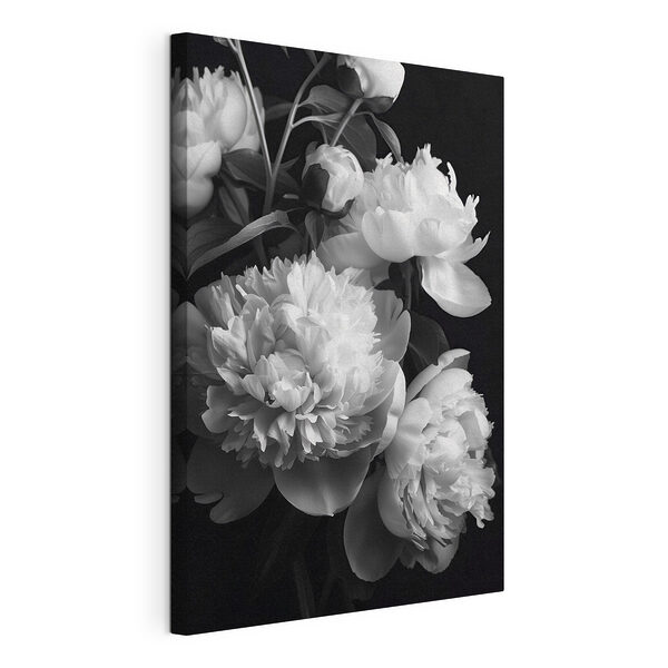 Wandbilder Gruppe von weißen Blumen