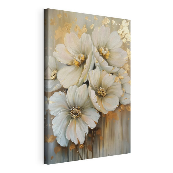 Wandbilder Elegante Blüten in zarten Pastelltönen