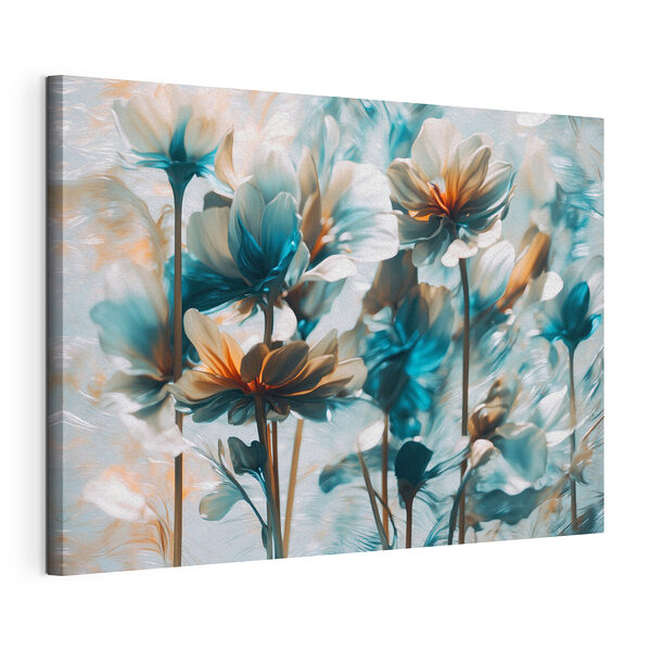 Wandbilder Gruppe von Blumen mit blauen und weißen Blütenblättern (Artikelnummer: s39606) Wandbilder Wandbilder Gruppe von Blumen mit blauen und weißen Blütenblättern (Artikelnummer: s39606)