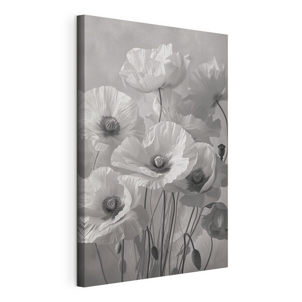 Wandbilder Gruppe von weißen Blumen
