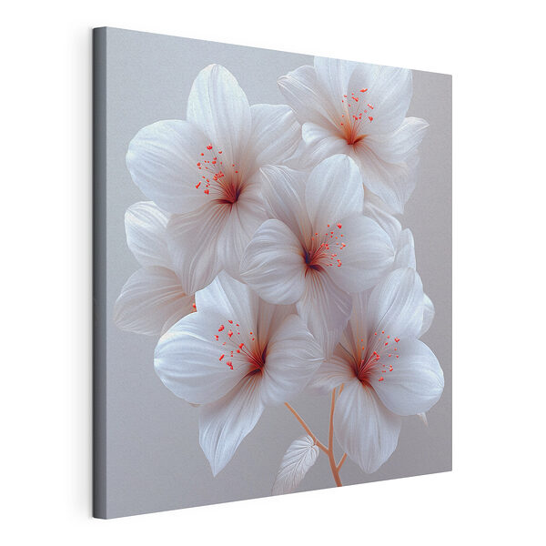 Wandbilder Wandbilder Gruppe von weißen Blumen (Artikelnummer: s39761)