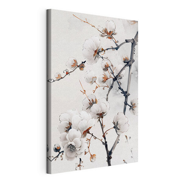 Wandbilder Wandbilder Elegante Blüte auf kunstvollem Zweig (Artikelnummer: s39804)
