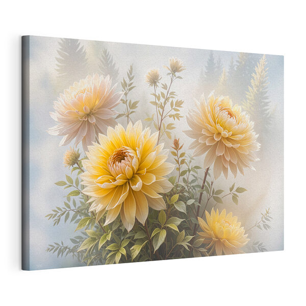 Wandbilder Wandbilder Gruppe von gelben Blumen (Artikelnummer: s40033)