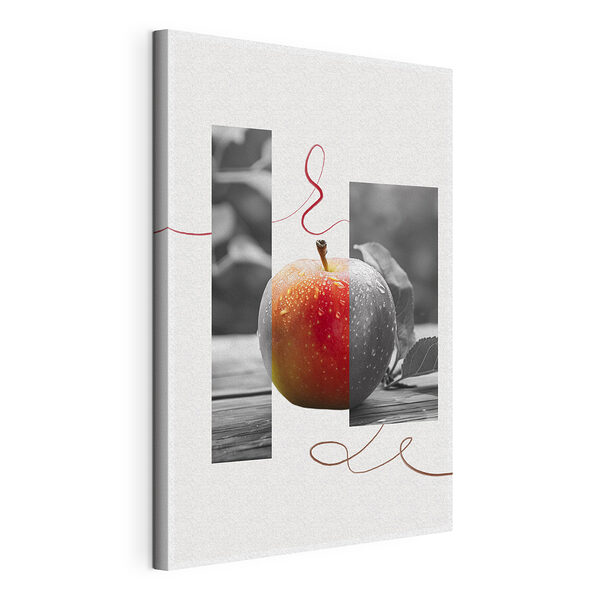 Wandbilder Roter und grauer Apfel (Artikelnummer: s40048) Wandbilder Wandbilder Roter und grauer Apfel (Artikelnummer: s40048)