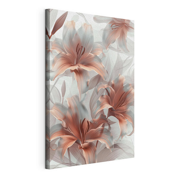 Wandbilder Wandbilder Elegante Lilien tanzen im Flüsterton (Artikelnummer: s40190)