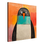 Wandbilder Gemälde eines Pinguins