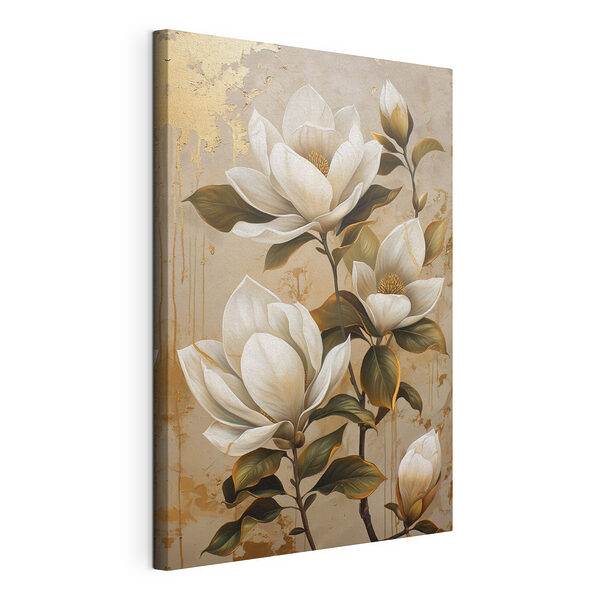 Wandbilder Wandbilder Malerei von weißen Blumen (Artikelnummer: s40236)