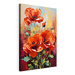 Wandbilder Malerei von roten Blumen