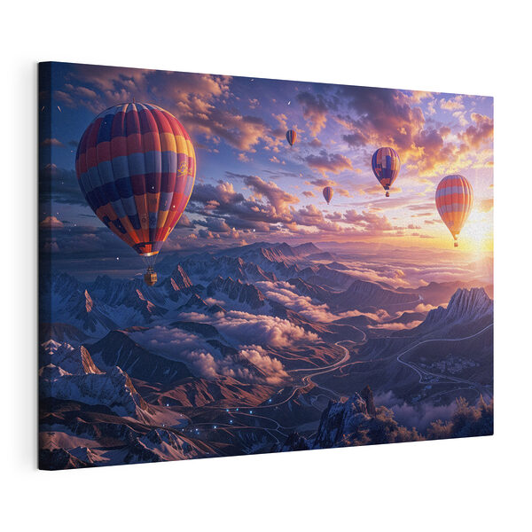 Heißluftballons am Himmel Wandbilder Heißluftballons am Himmel